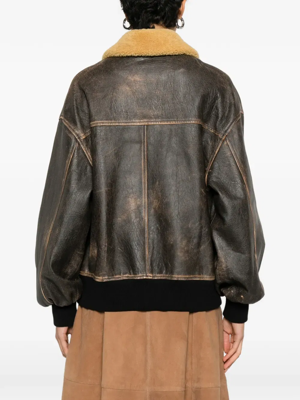 Sandor fur collar pocket jacket