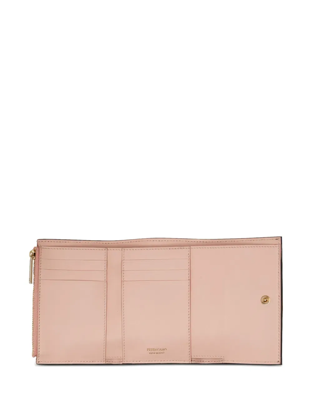 Hug two-tone leather wallet