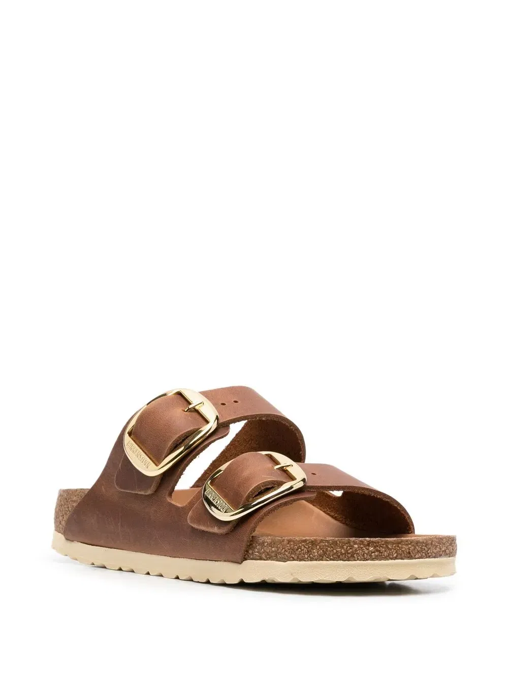 Arizona Big Buckle double-strap leather sandals