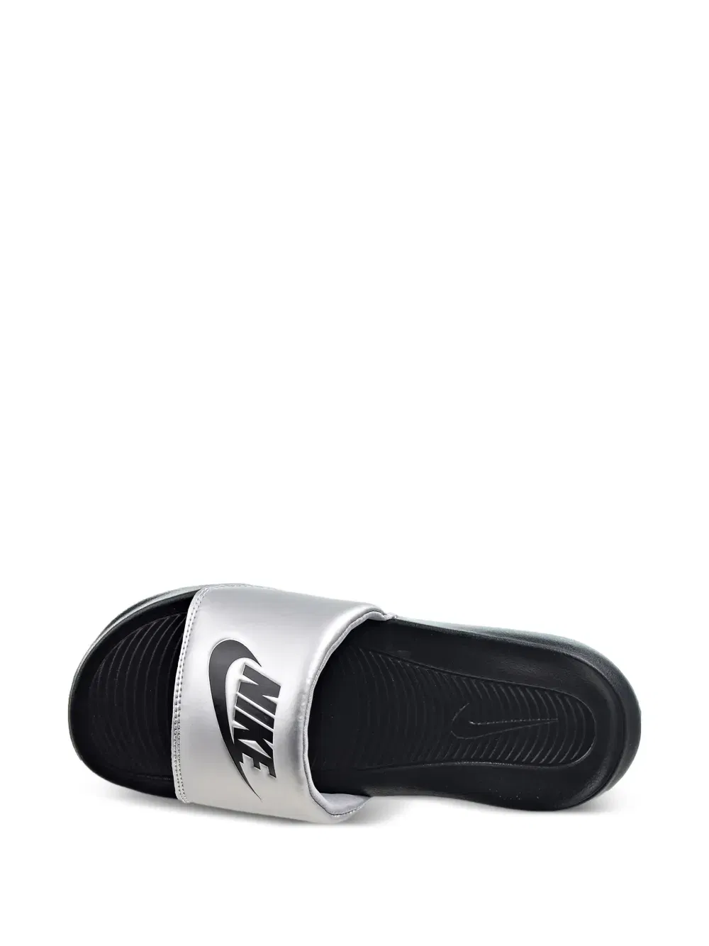 Victori One Black/Metallic Sliver slides