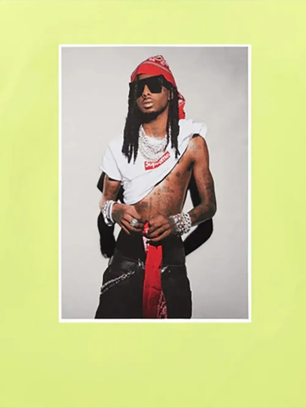 Stadium Playboi Carti Pale Green T-Shirt
