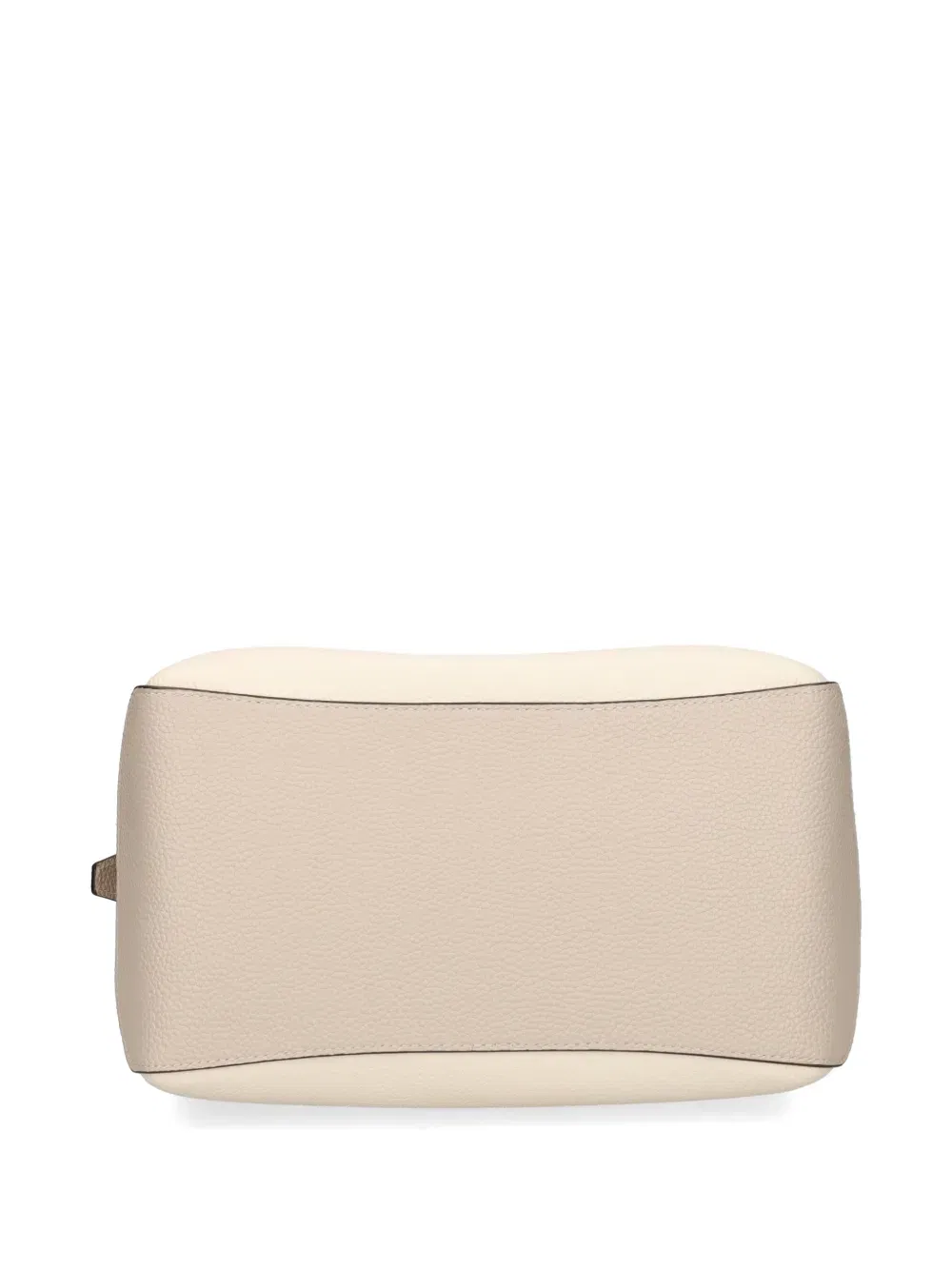 Deco buckle leather tote bag