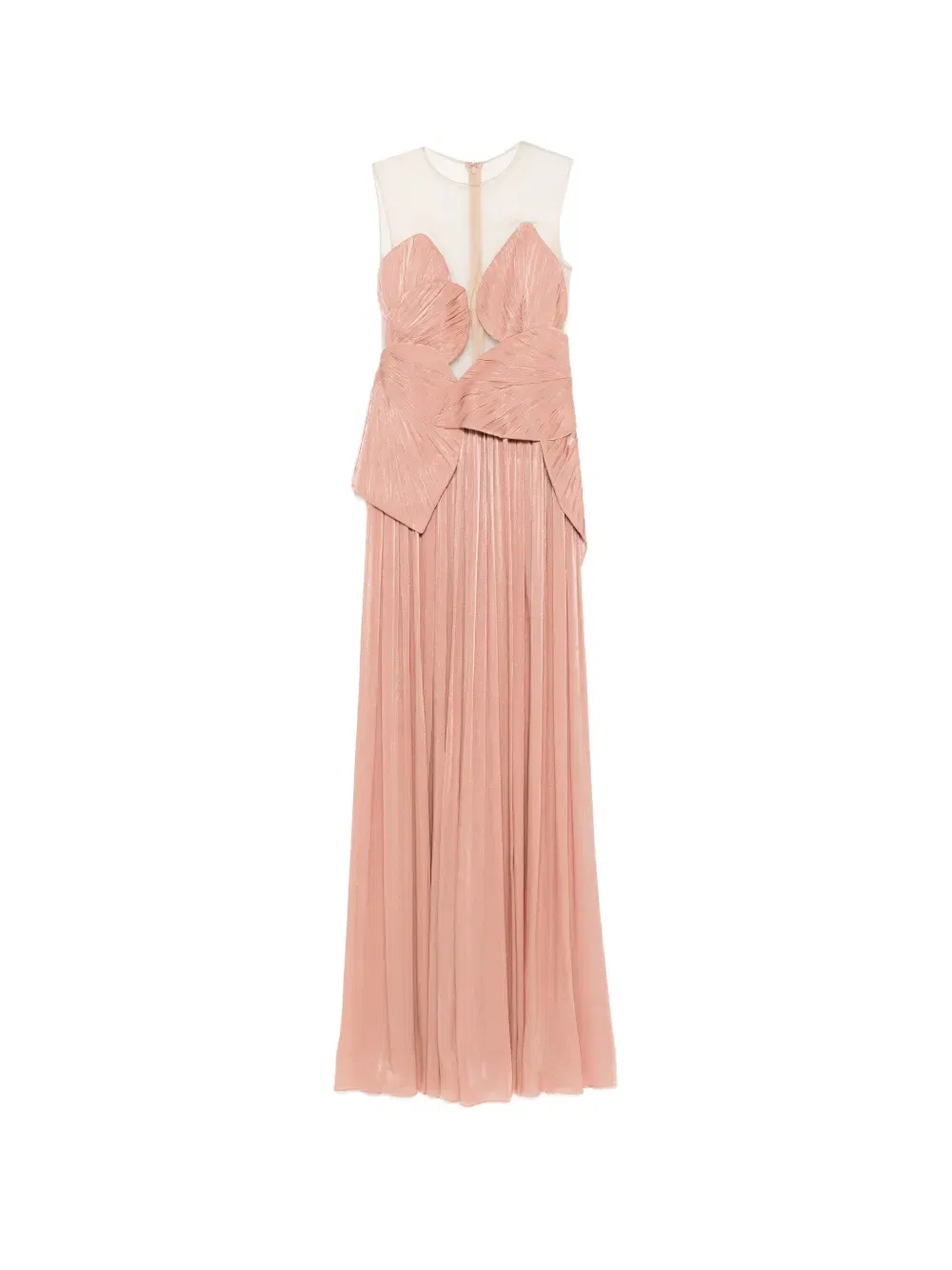 Serenne pleated maxi dress