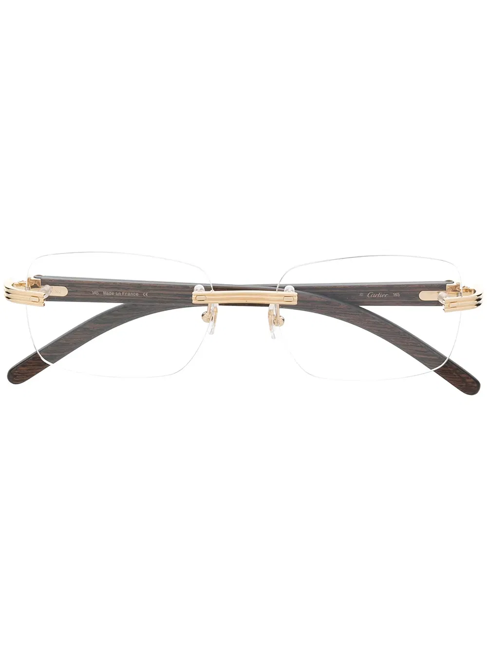 C de Cartier rectangle-frame glasses