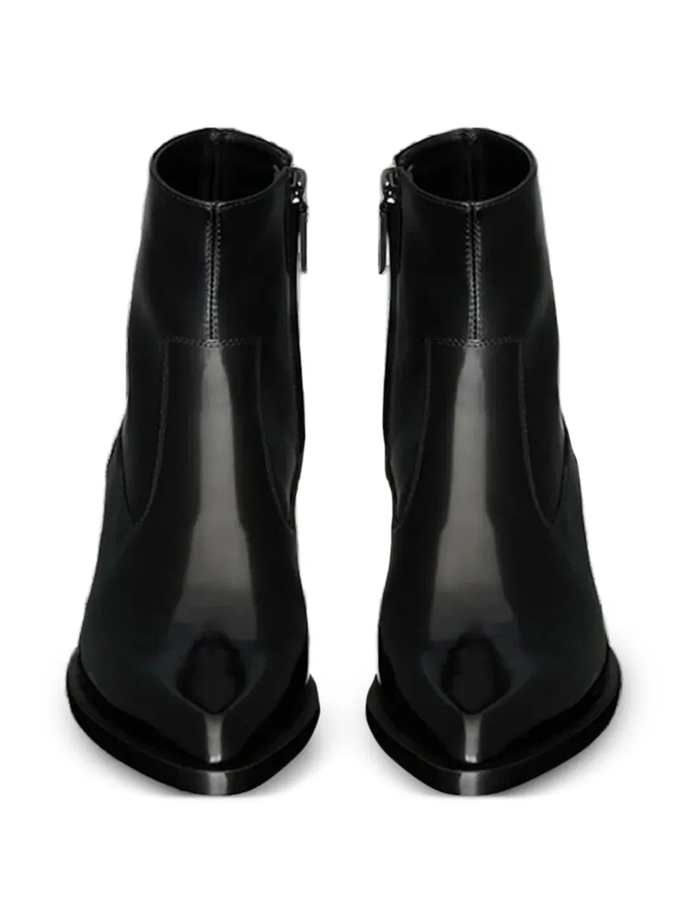40mm Beat pointed-toe leather boots