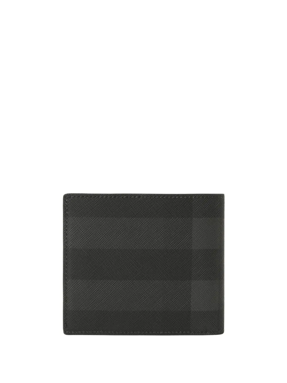 check-pattern bi-fold wallet