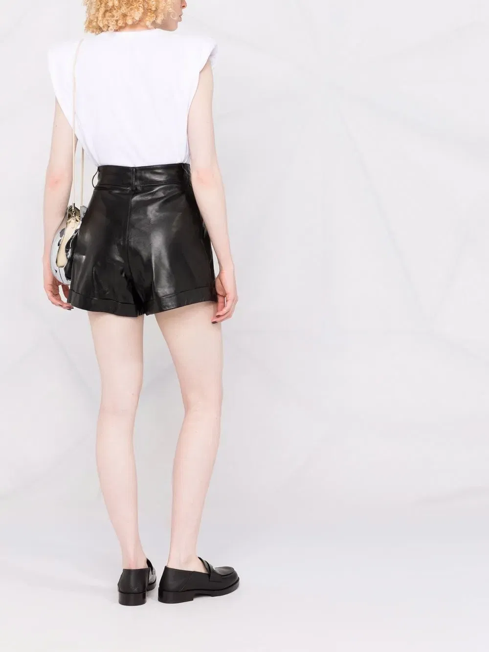 Jett leather shorts