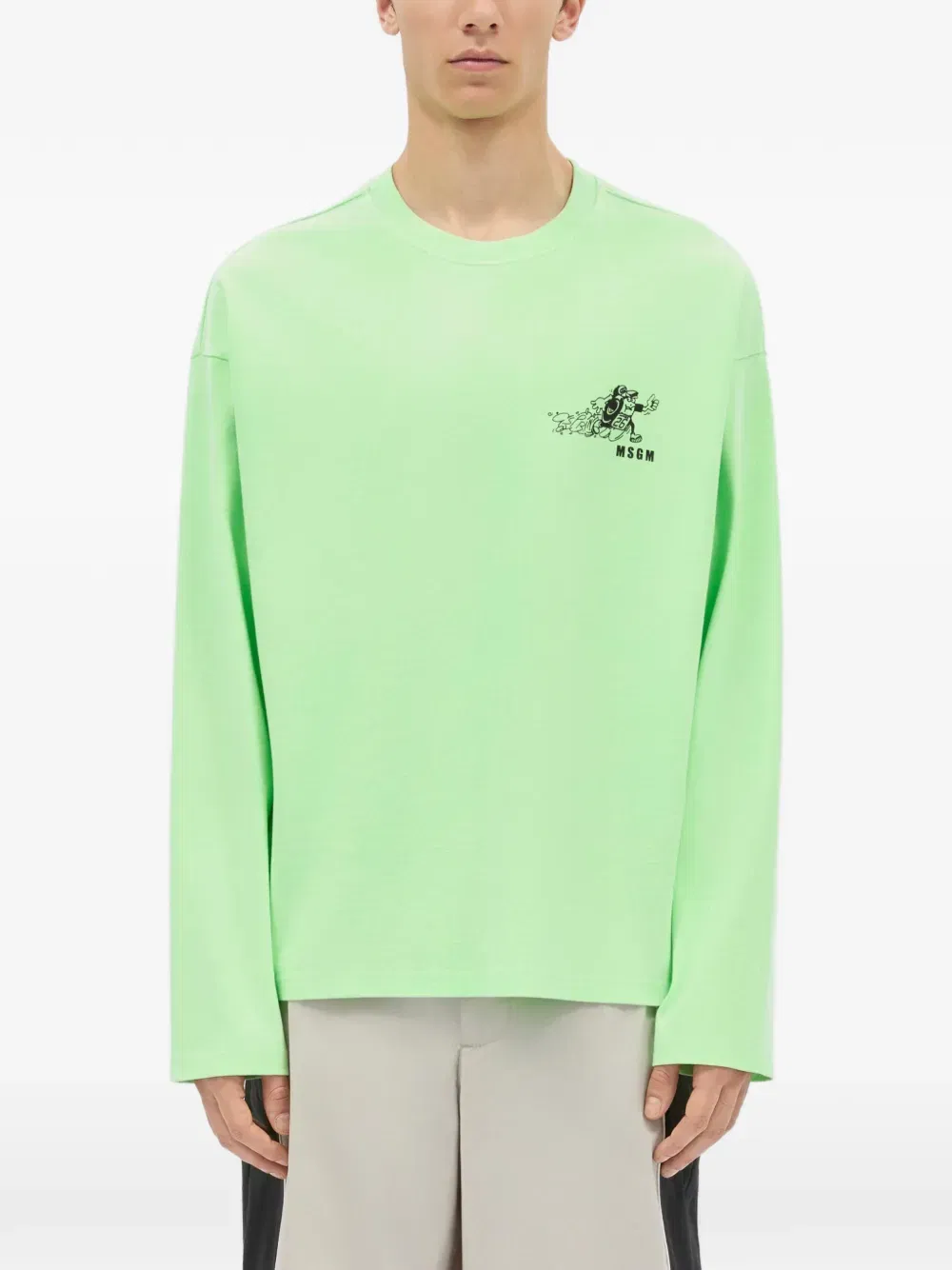 long-sleeved print T-Shirt