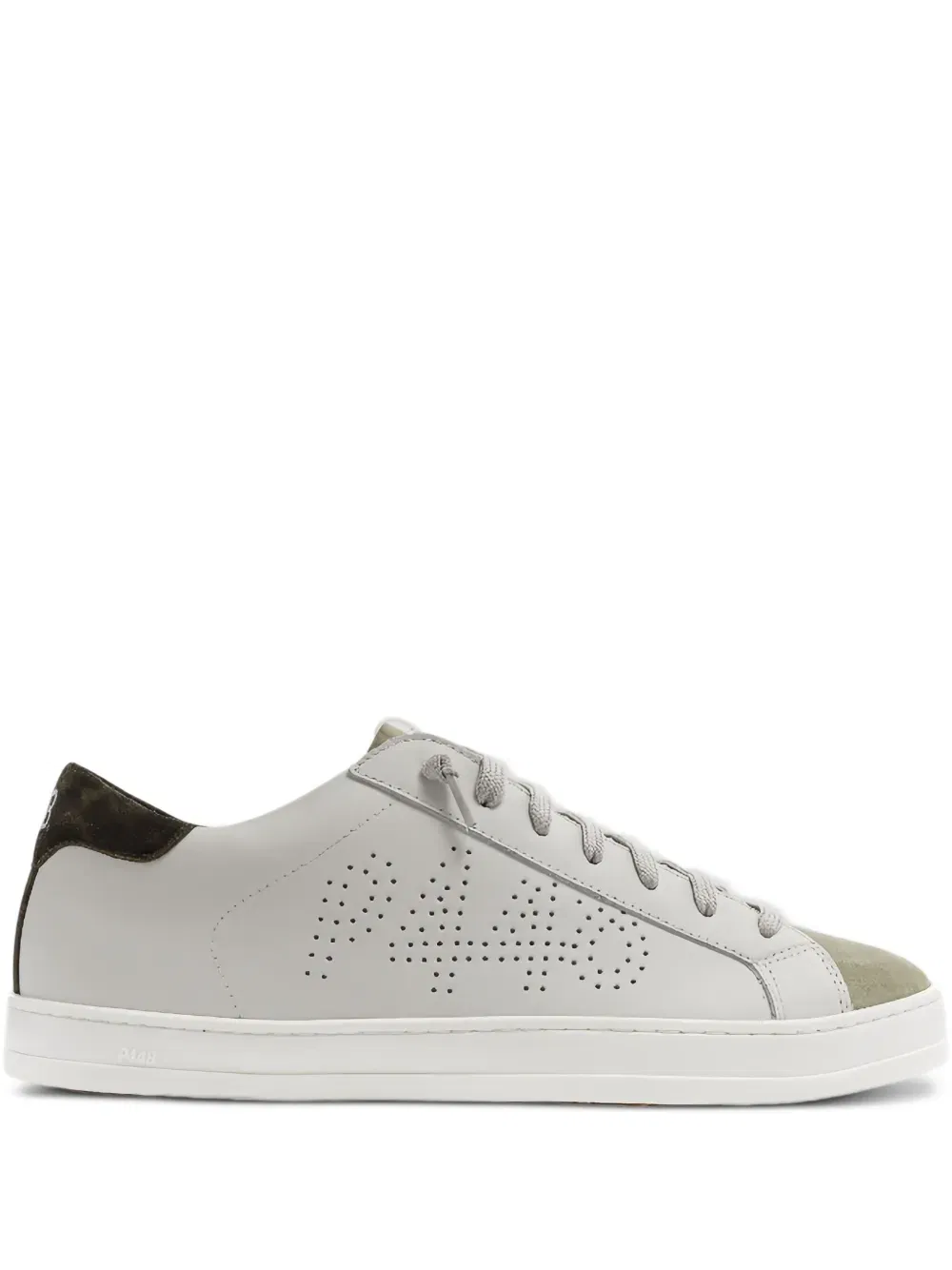 John perforated seude-panel sneakers