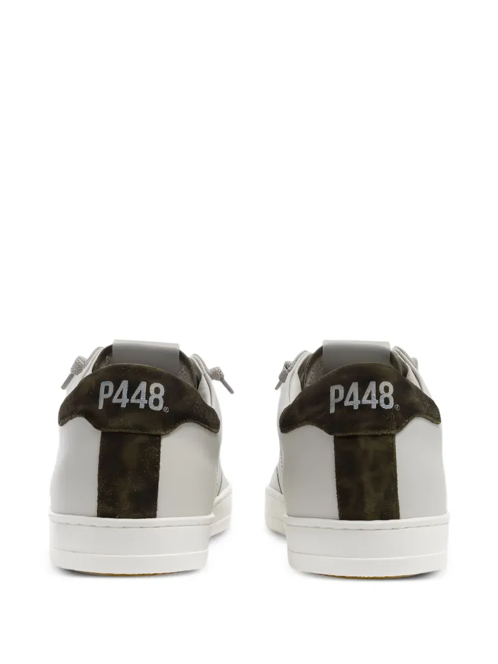 John perforated seude-panel sneakers