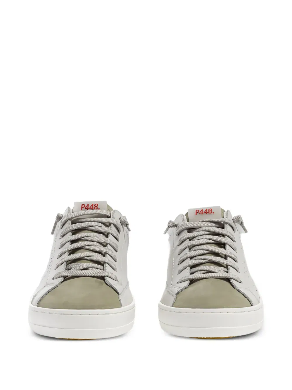John perforated seude-panel sneakers