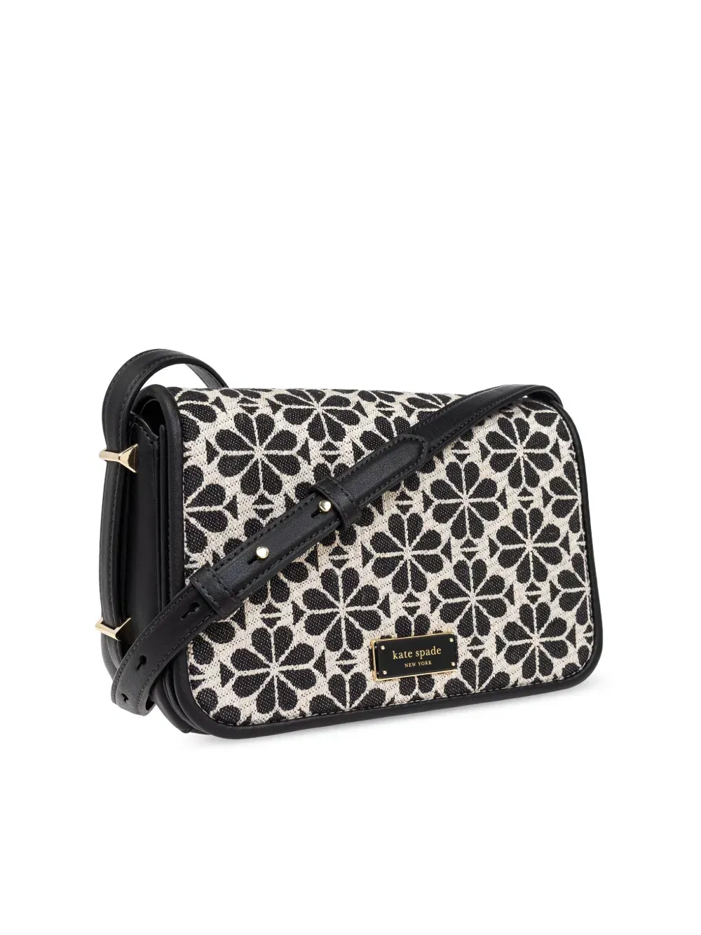 floral-jacquard crossbody bag