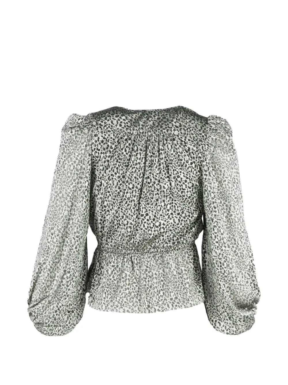 Caitlin animal-print blouse