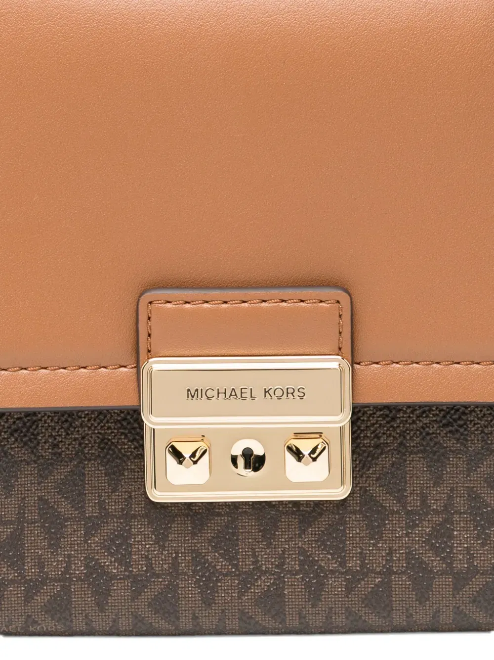 monogram-pattern crossbody bag