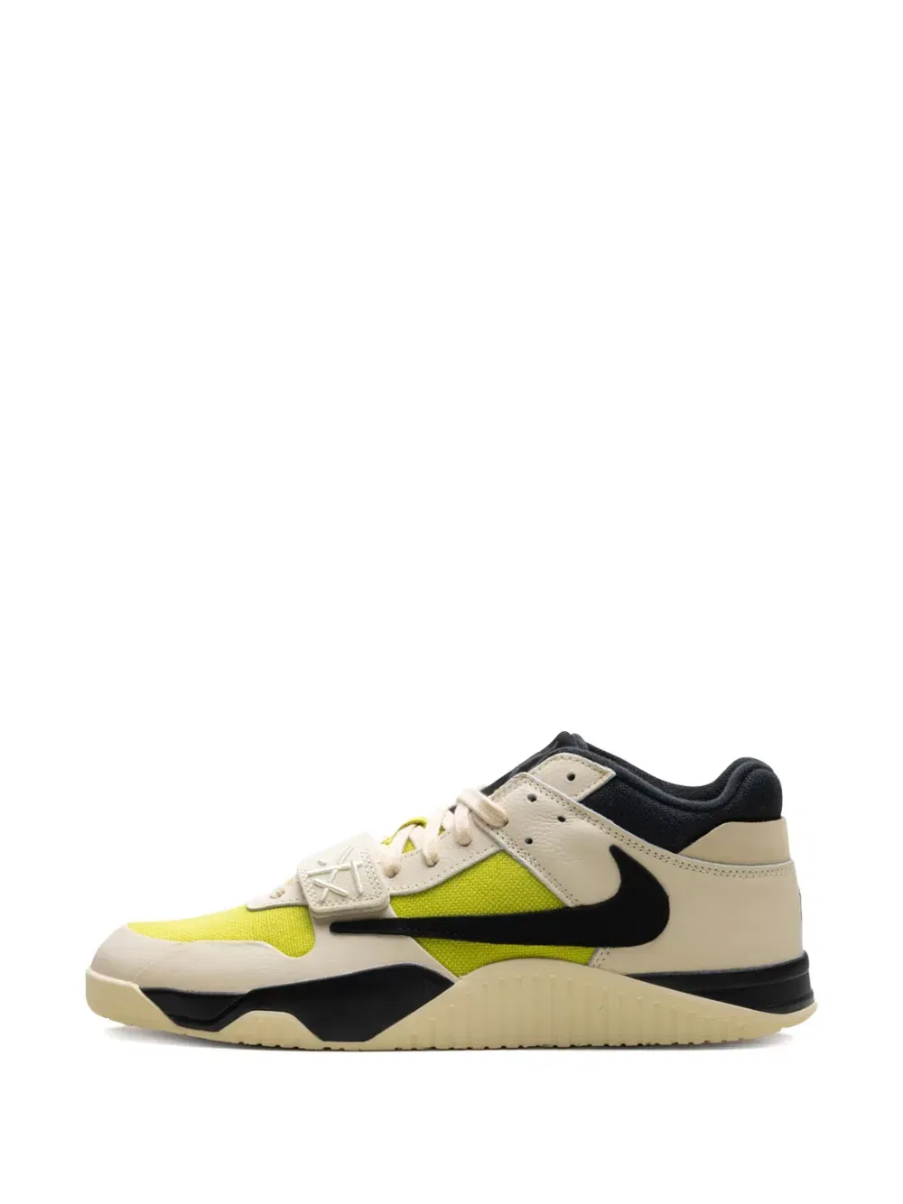 x Travis Scott Jumpman Jack TR "Muslin/Black/Bright Cactus" sneakers