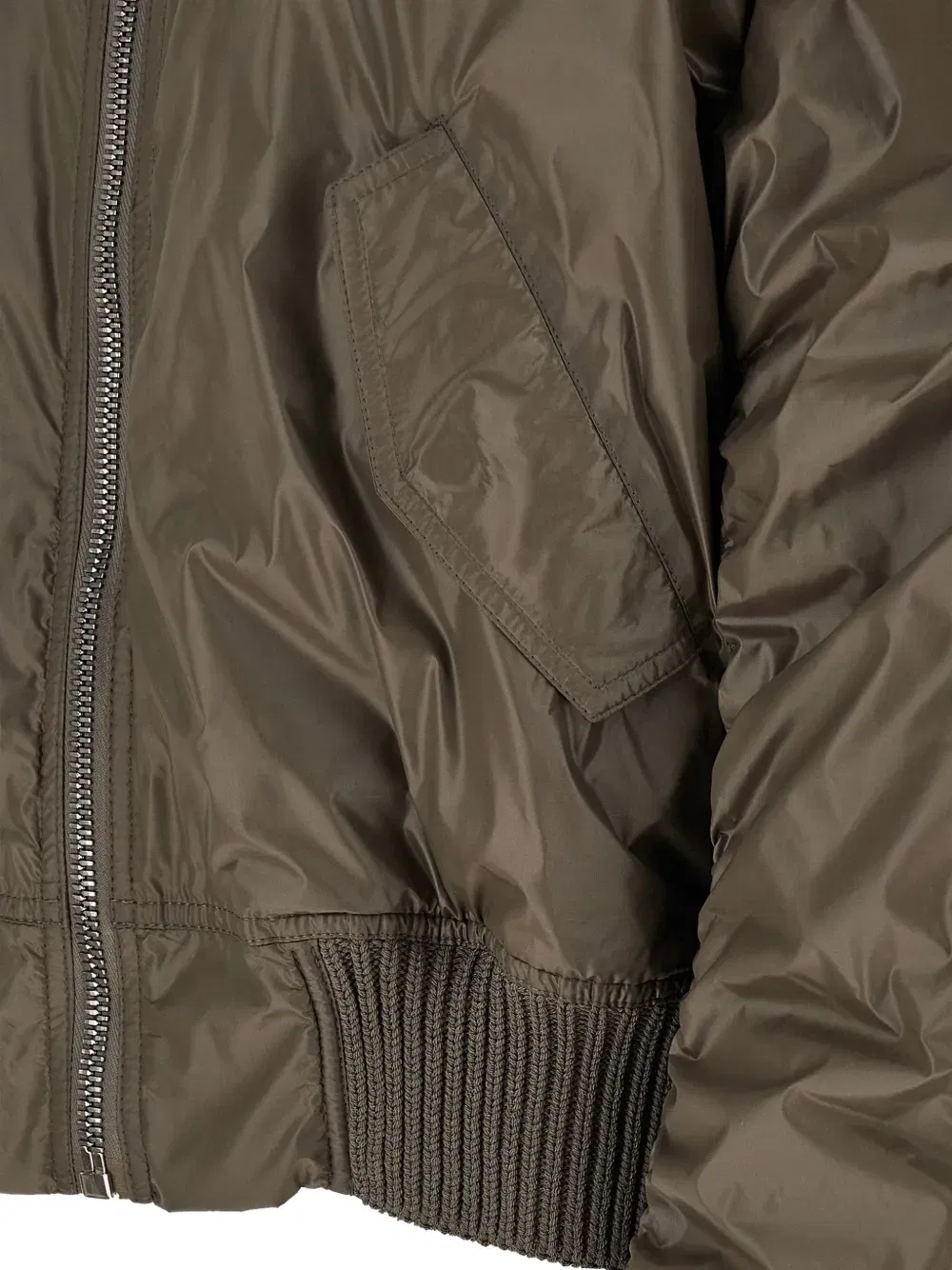 Secchia Flight ribbed-knit bomber jacket