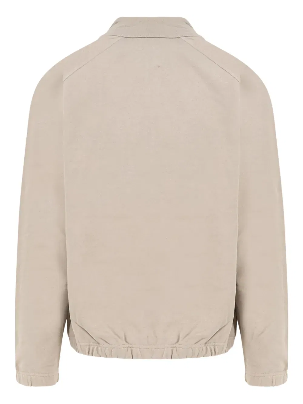 half-zip logo-embroidery sweatshirt