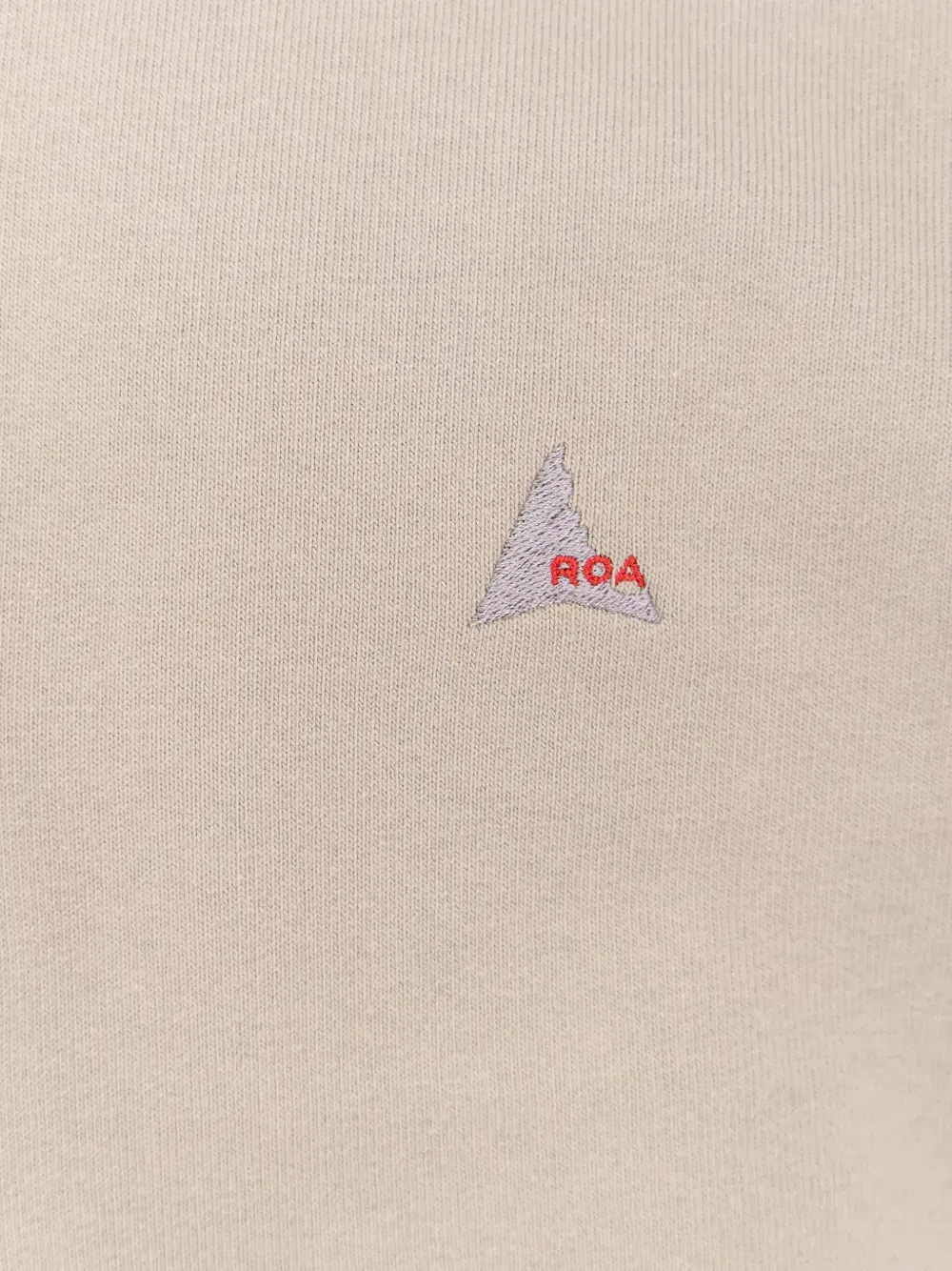 half-zip logo-embroidery sweatshirt