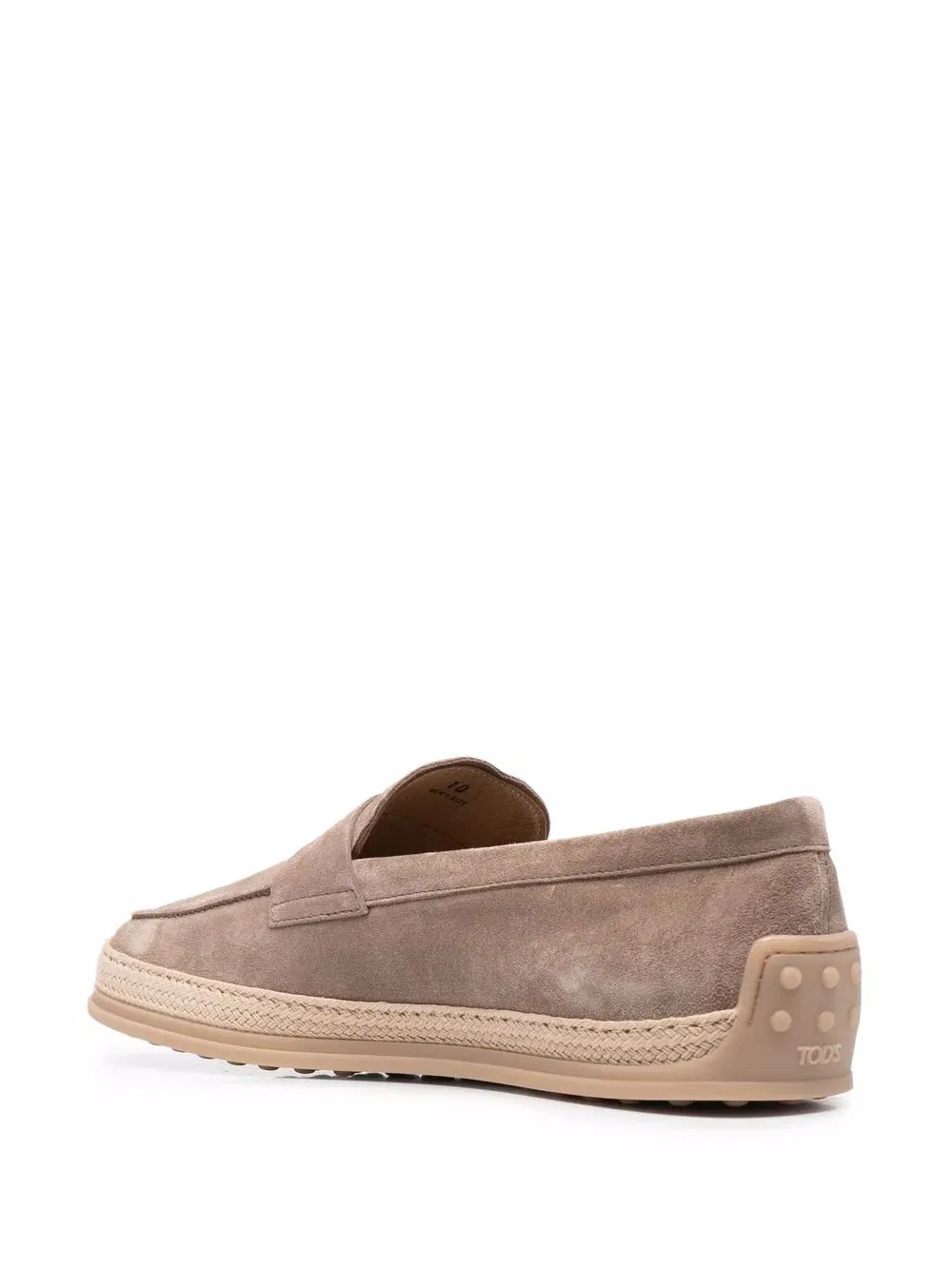 woven-trim penny loafers