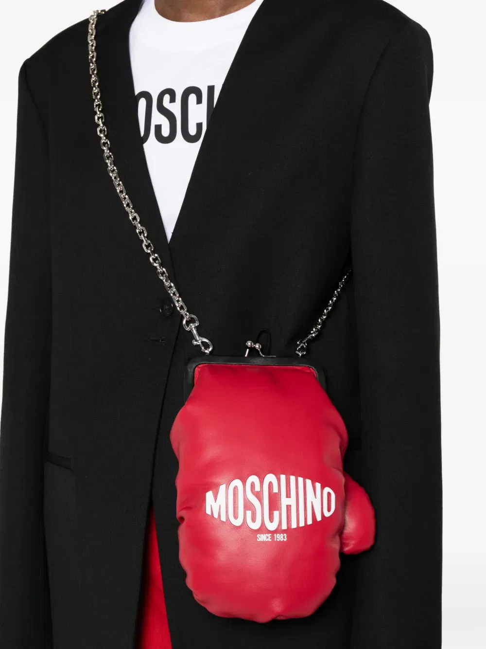 boxing glove chain shoulder bag