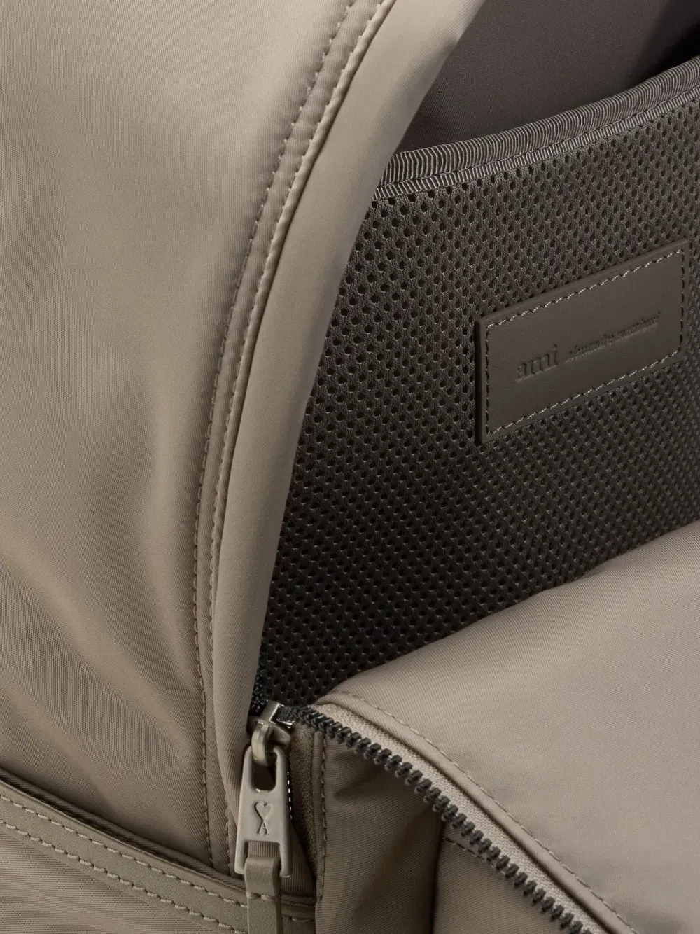 Marcel padded logo-patch backpack
