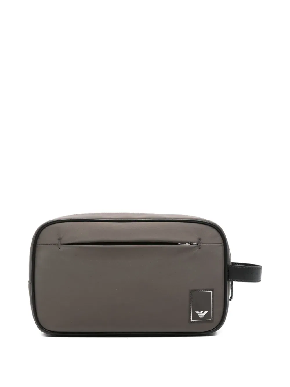 logo-detail wash bag