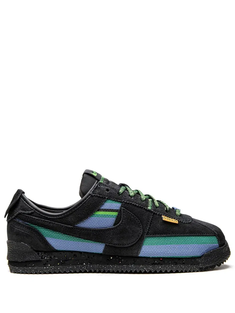 x Union Cortez "Black/Blue" sneakers