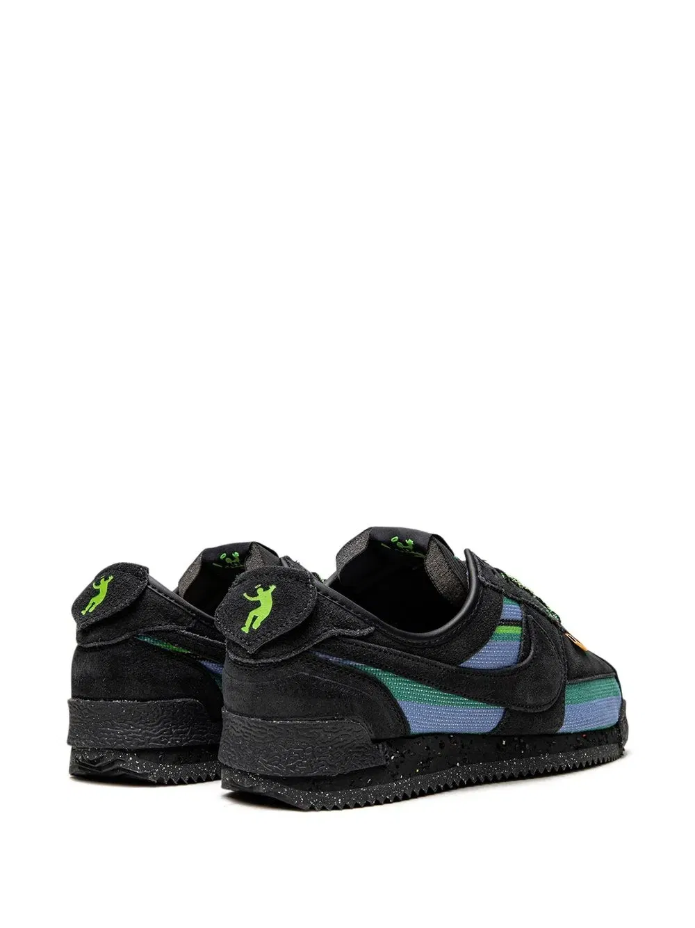 x Union Cortez "Black/Blue" sneakers