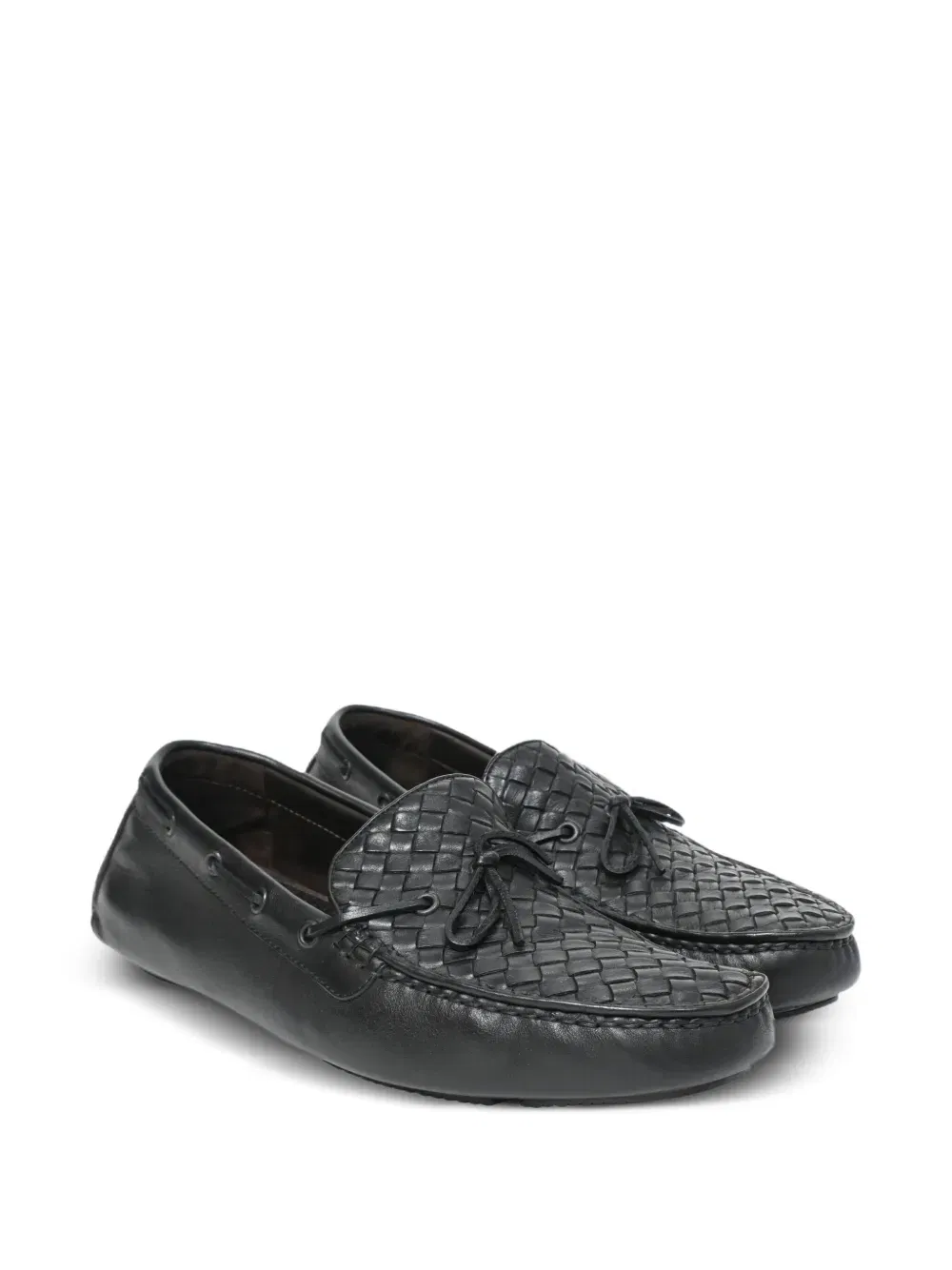 Intrecciato boat shoes