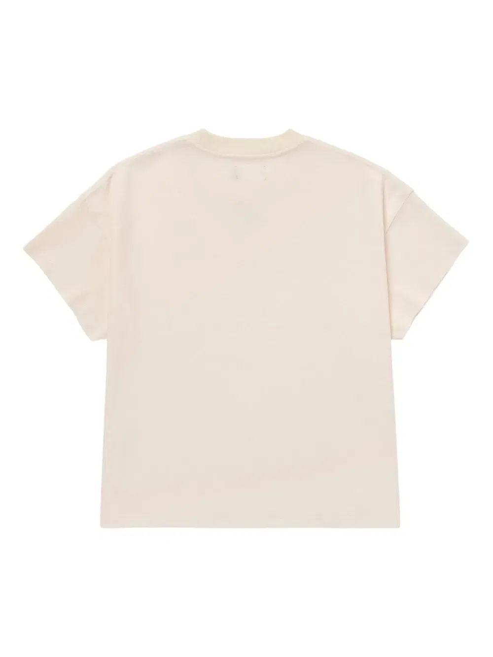 Pendant Box raw-edge embroidered T-Shirt