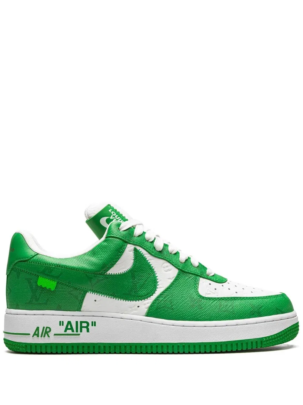 x Louis Vuitton Air Force 1 Low "Virgil Abloh - White/Green" sneakers