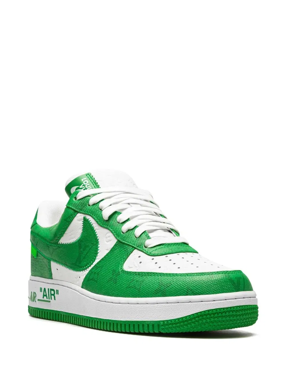 x Louis Vuitton Air Force 1 Low "Virgil Abloh - White/Green" sneakers