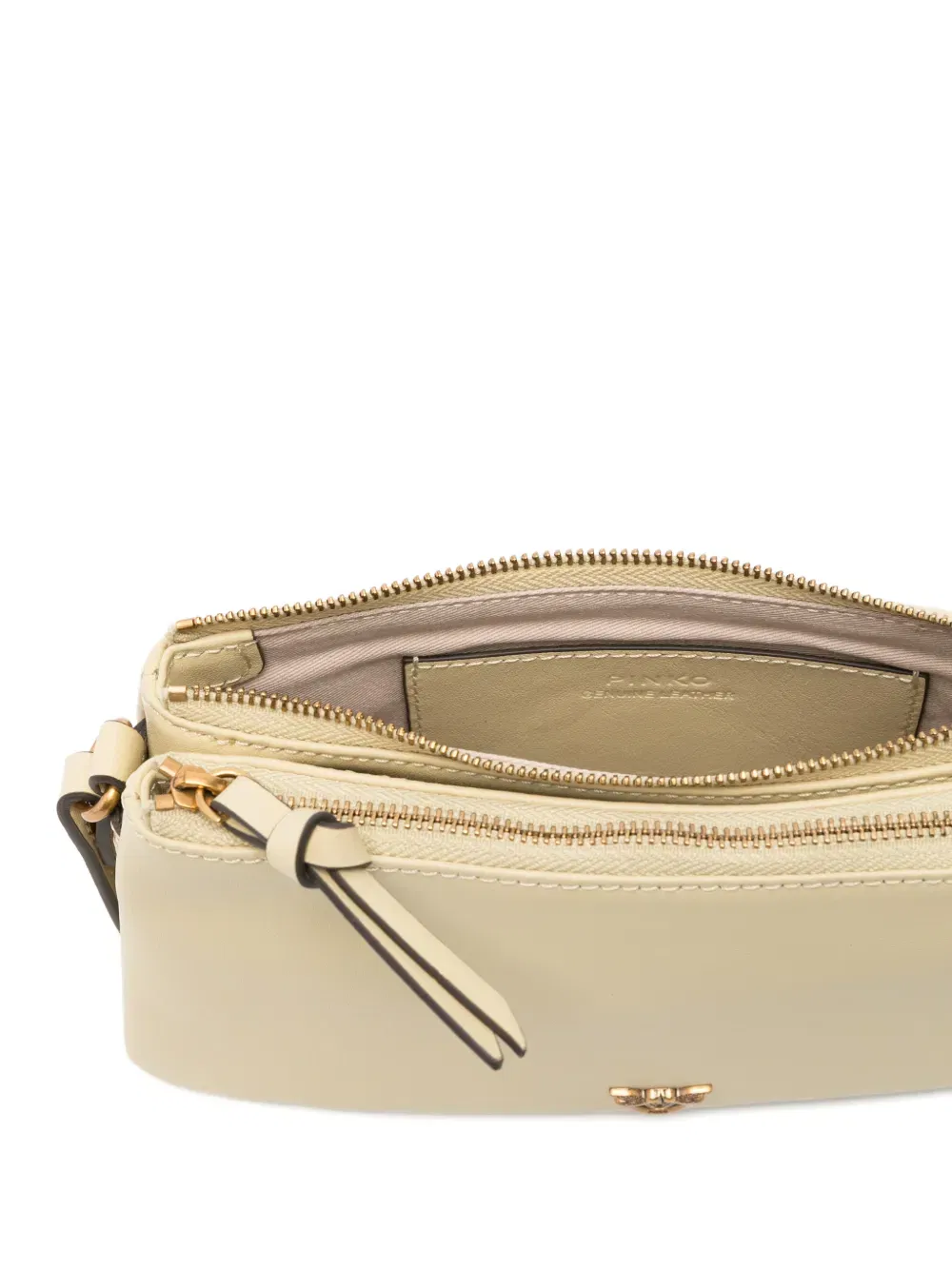 mini Double logo-plaque shoulder bag