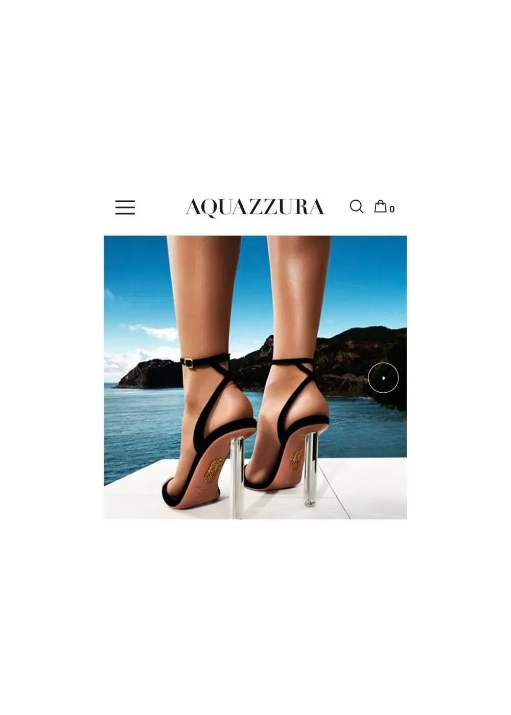 Aquazzura - Mirror sandal