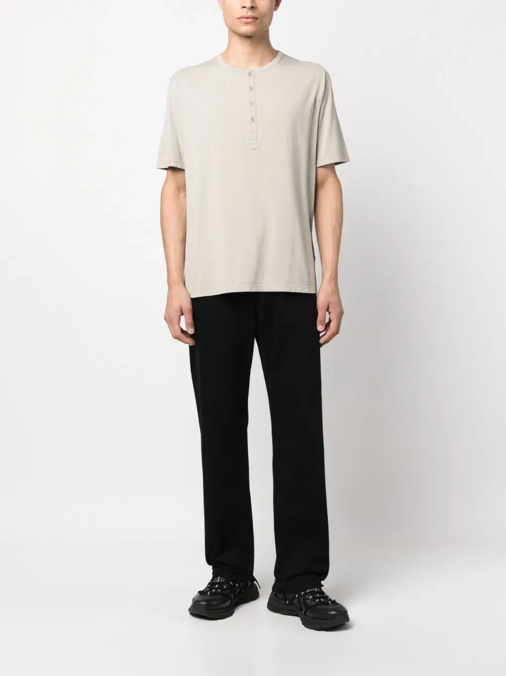 cotton Henley T-Shirt
