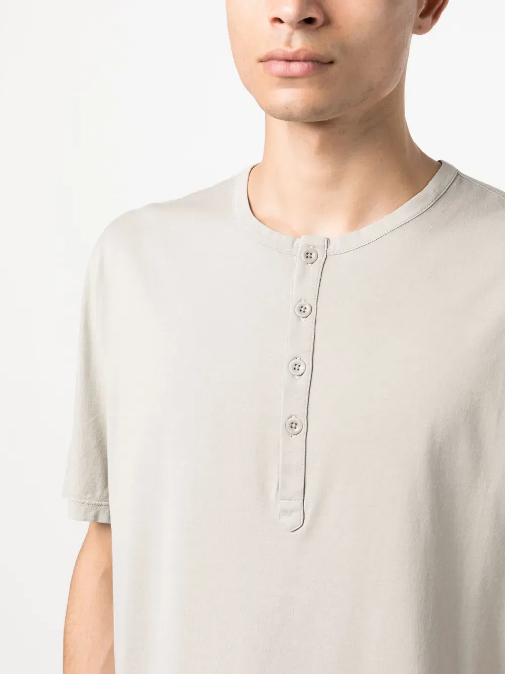cotton Henley T-Shirt