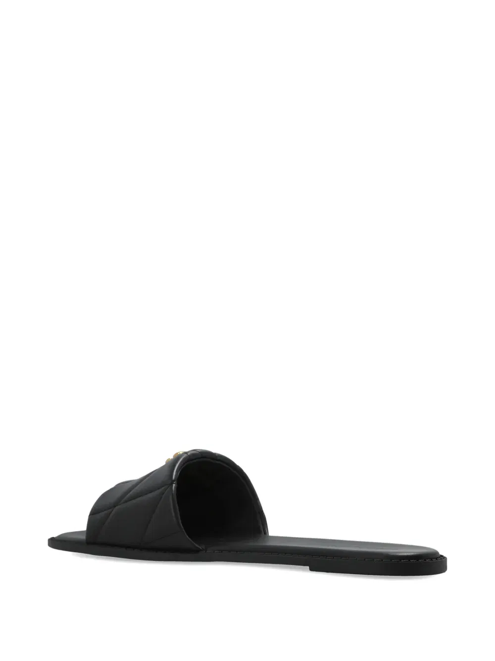 Holly quilted logo sandals