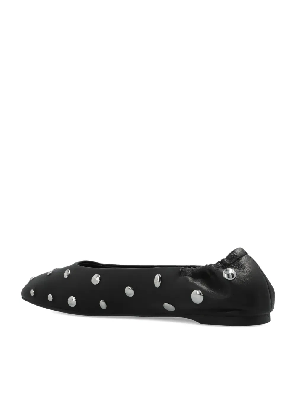 Halo stud-embellished ballet flats