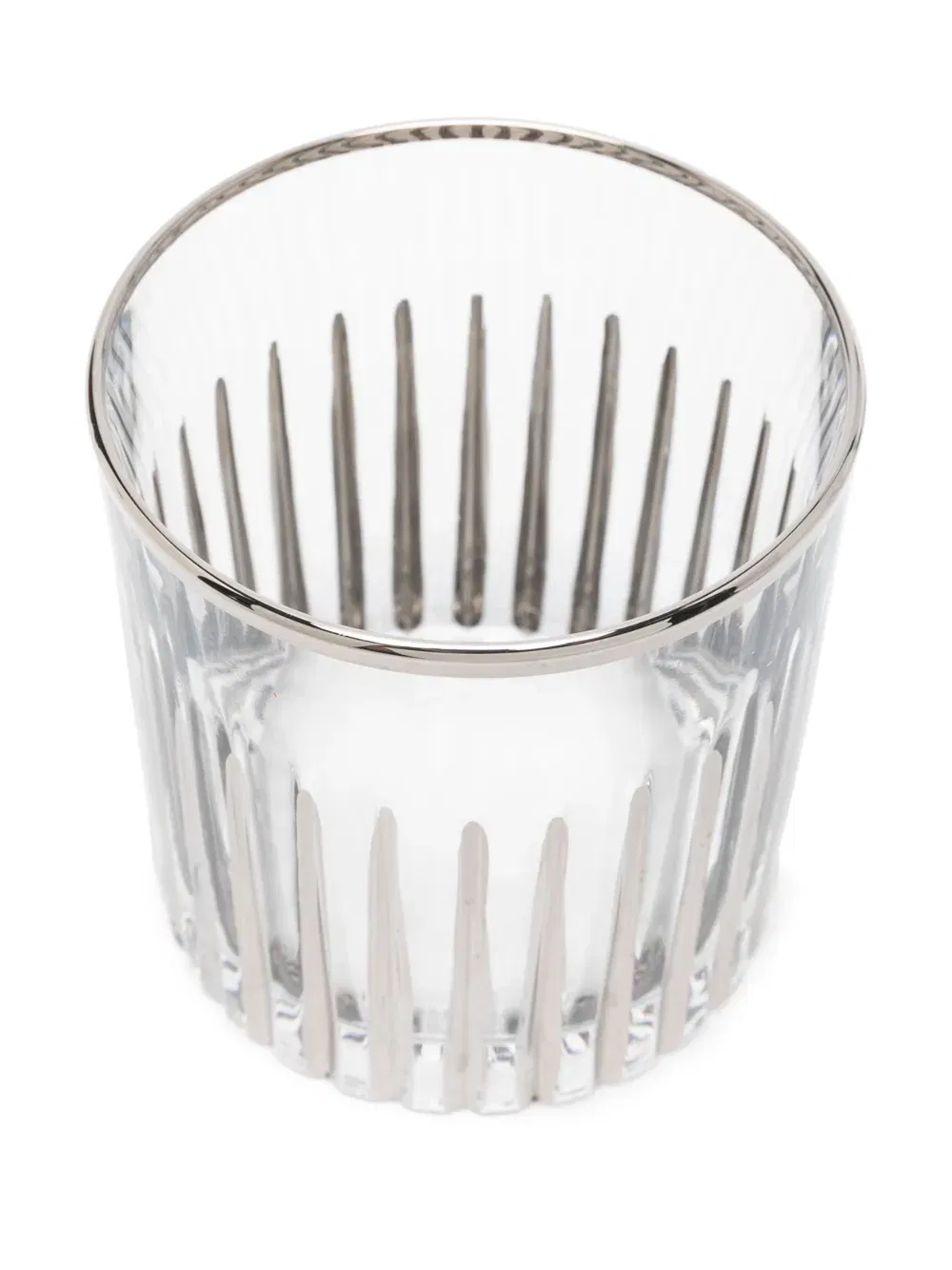 Platinum glass tumblers set (set of four)