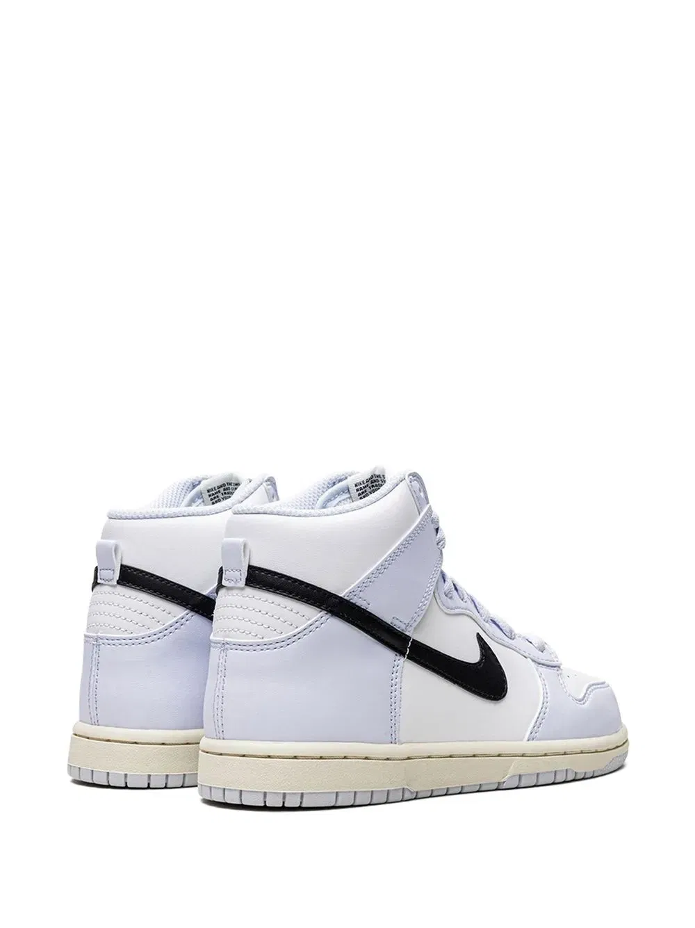 Dunk High leather sneakers