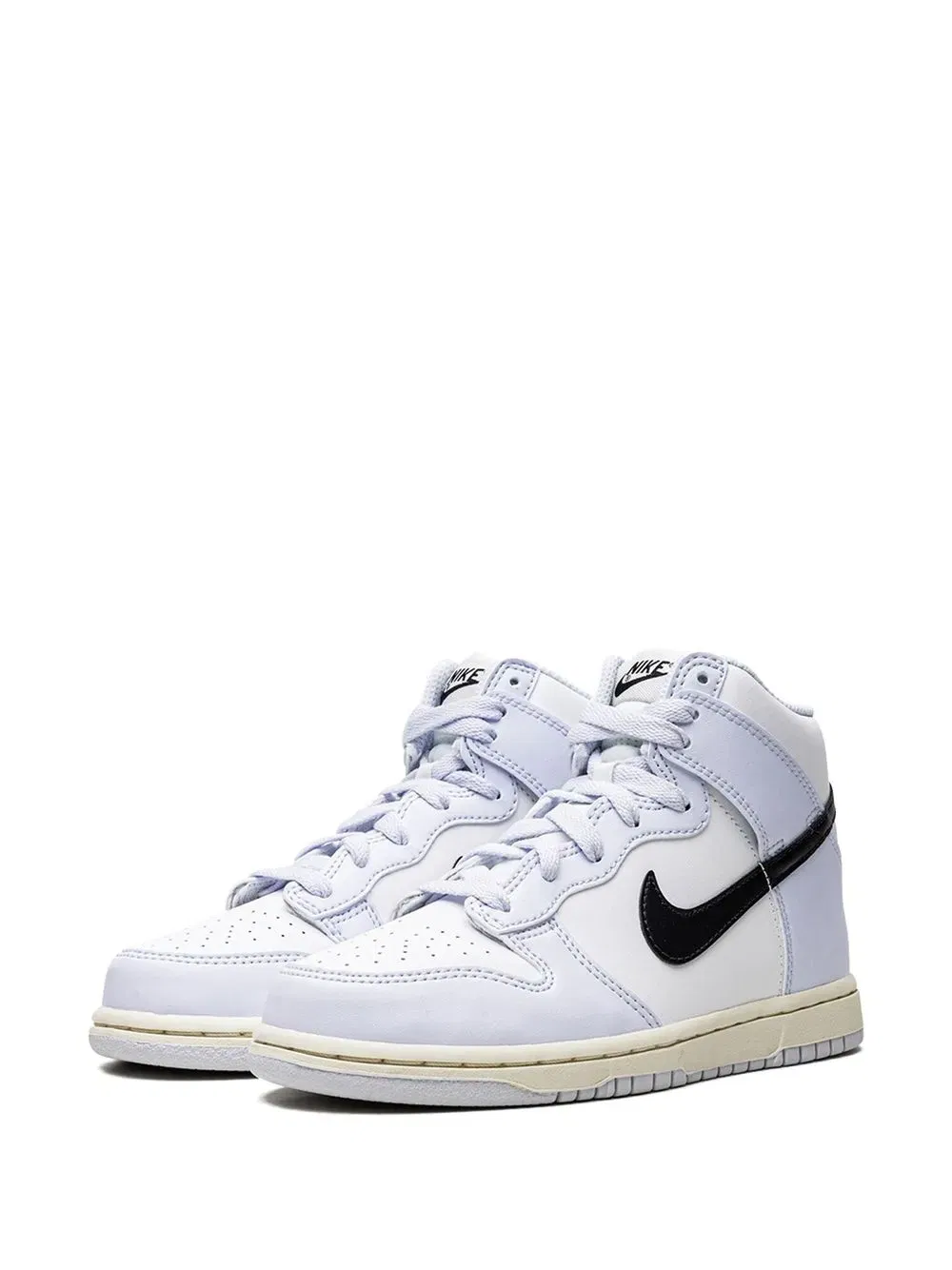 Dunk High leather sneakers