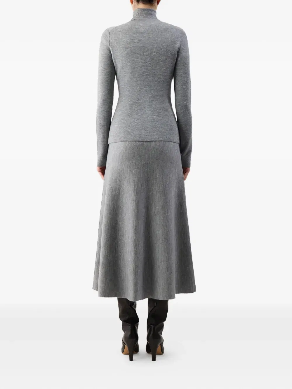 Freddie knitted midi skirt