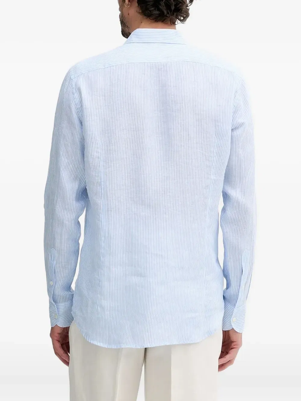 striped linen shirt