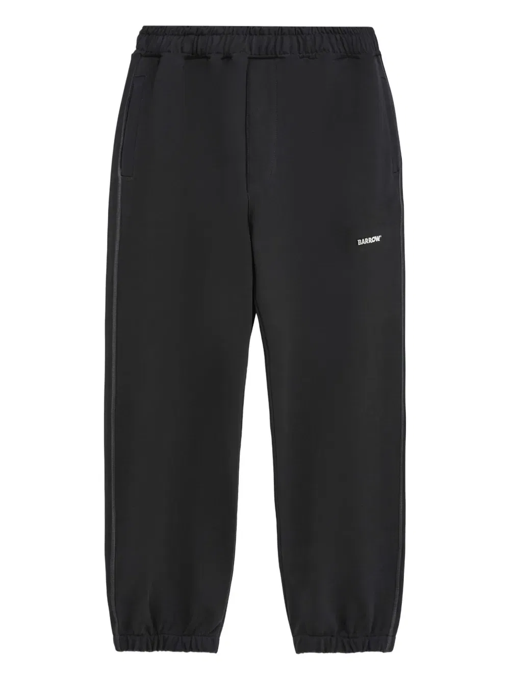 cuffed-hem track pants