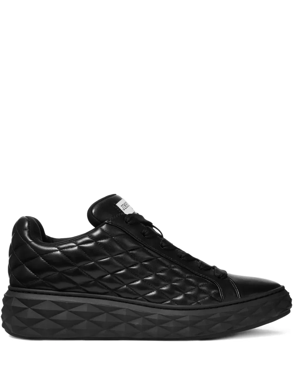quilted platform sneakers