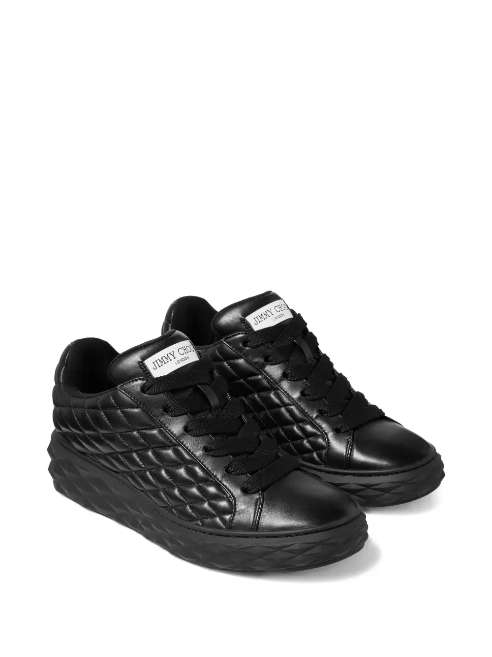 quilted platform sneakers