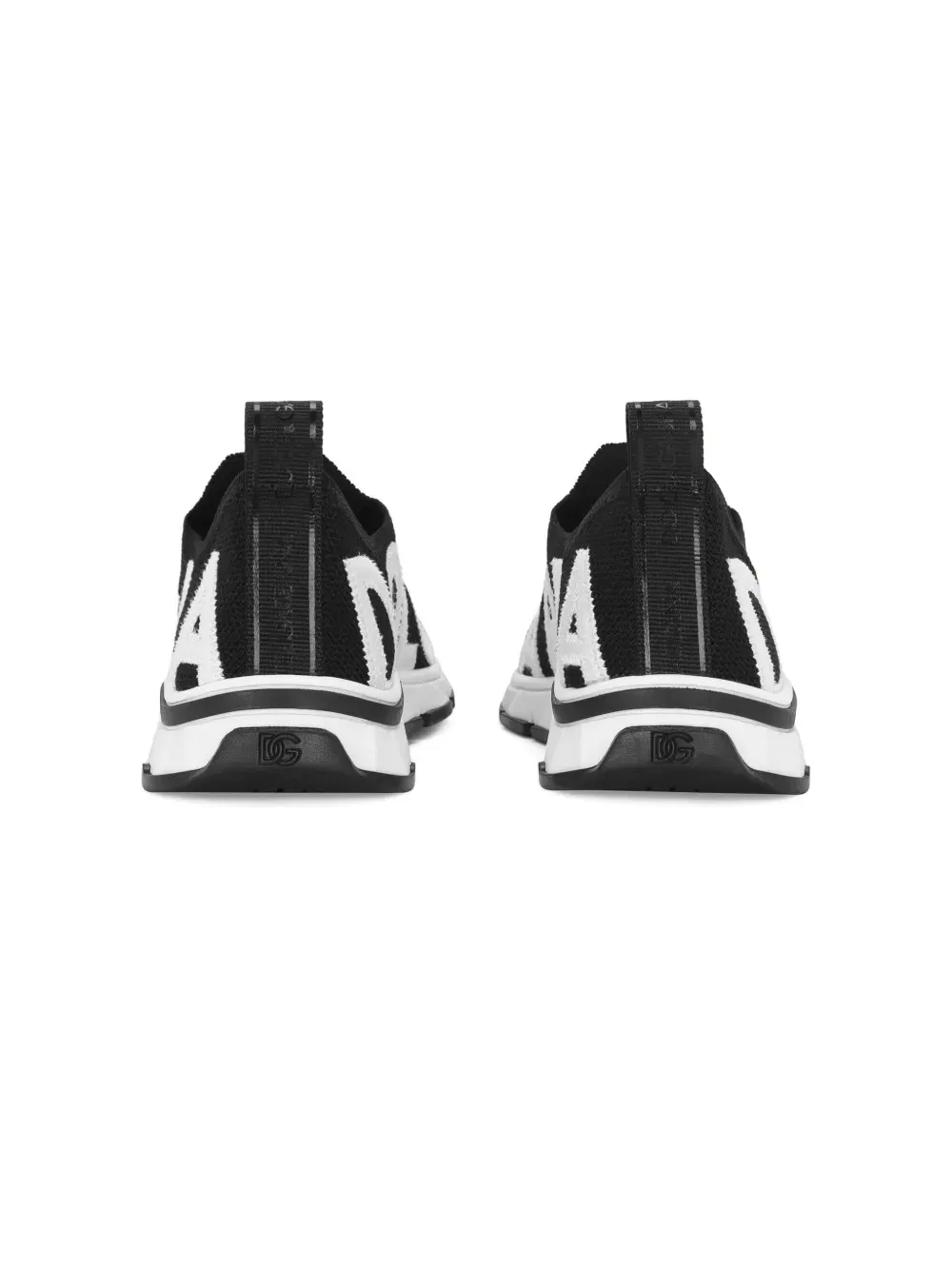logo-patch mesh sneakers