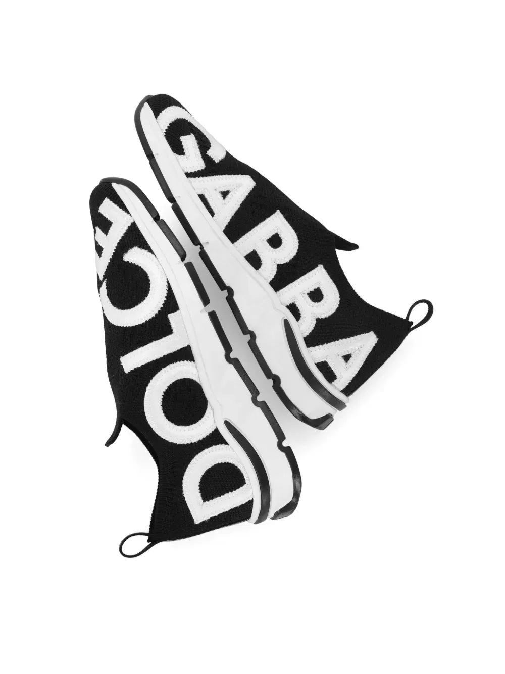 logo-patch mesh sneakers