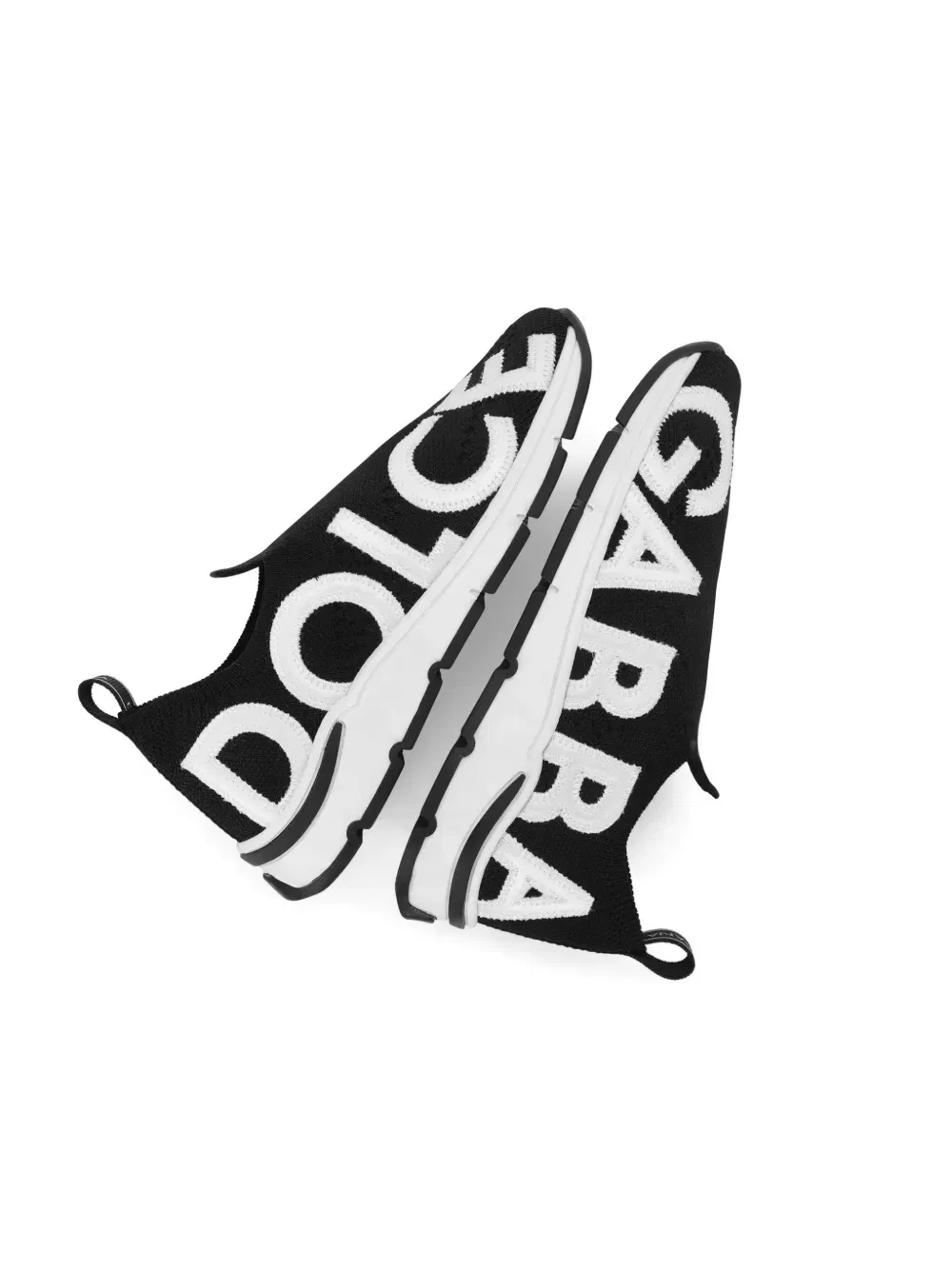 logo-patch mesh sneakers