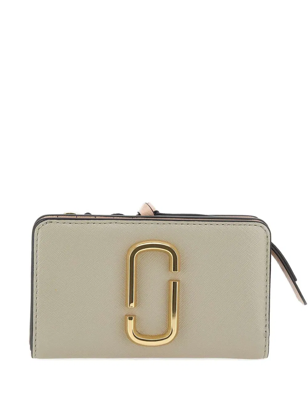 Compact leather wallet